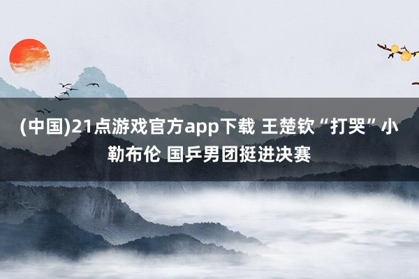 (中国)21点游戏官方app下载 王楚钦“打哭”小勒布伦 国乒男团挺进决赛